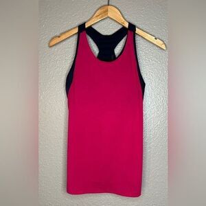 Athleta pink blue tank Small
